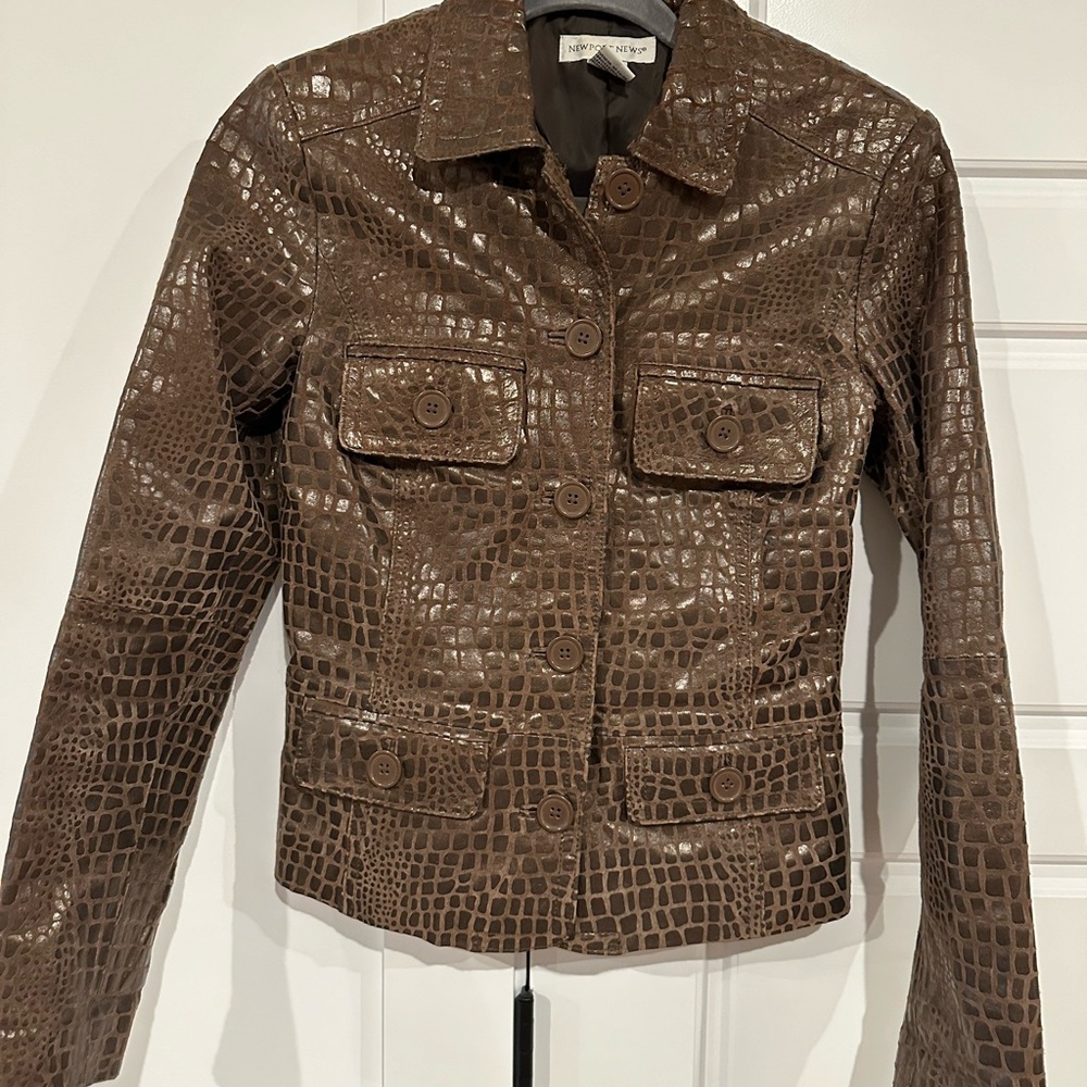 100% Leather Vintage Jacket